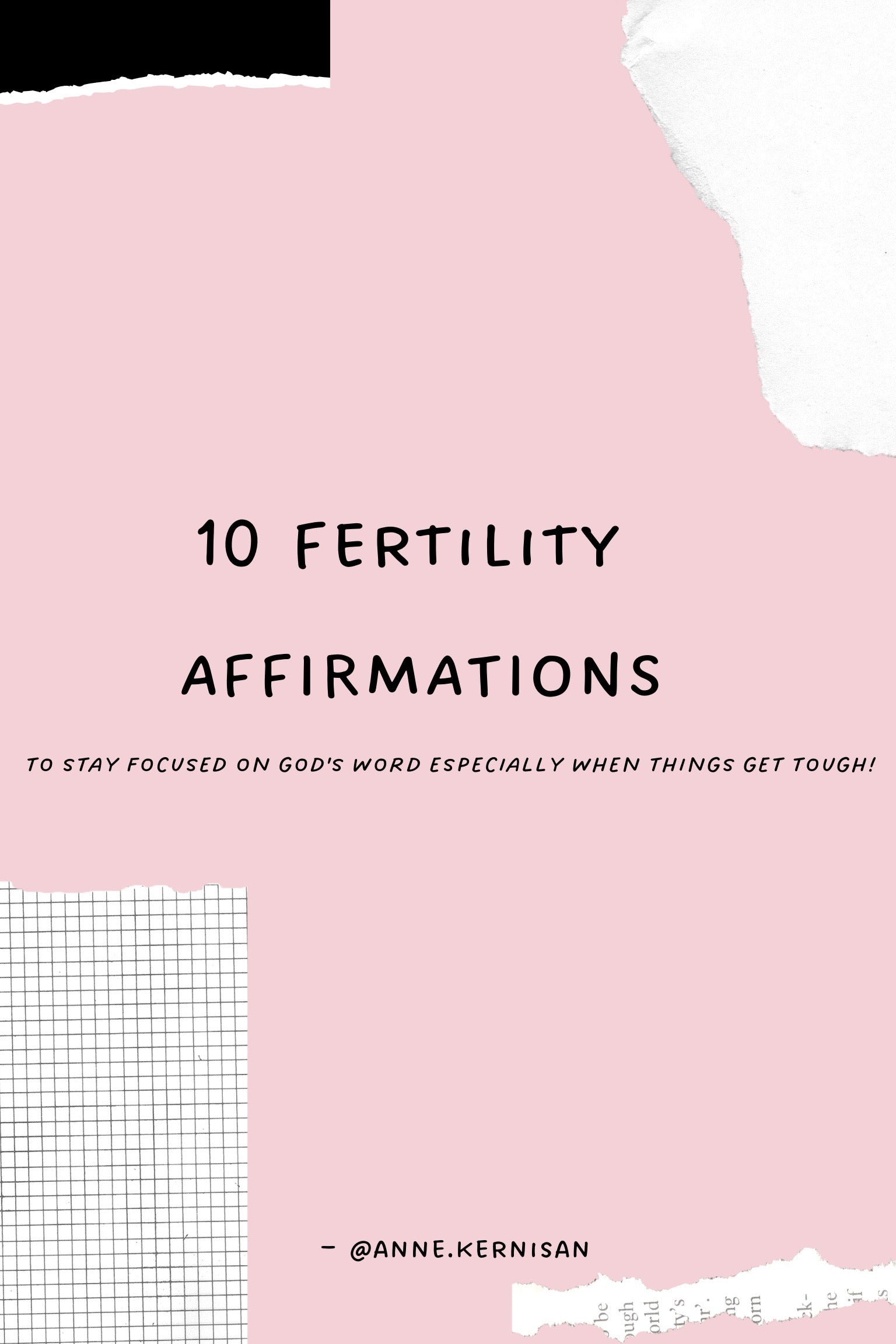 10 FERTILITY AFFIRMATIONS-English (E-Book)